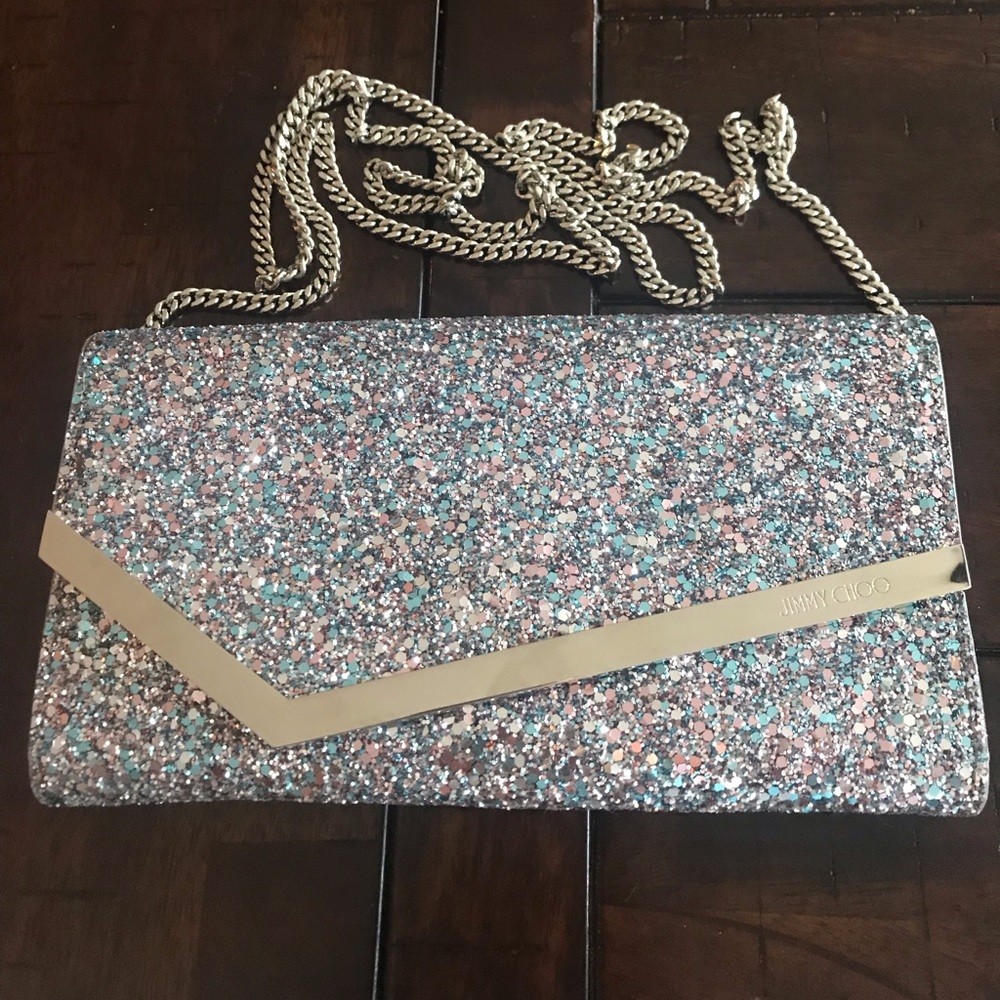 Jimmy Choo Limited Edition Bubblegum Clutch